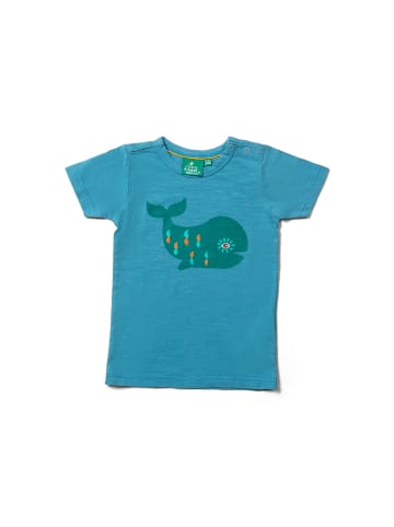 Little Green Radicals Kurzarm-T-Shirt in Blau