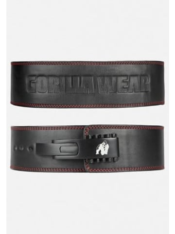 Gorilla Gorilla Wear 4 Zoll Premium Leder Hebel Gürtel - schwarz