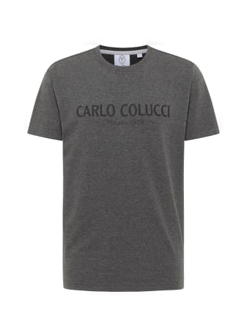 Carlo Colucci T-Shirt di Comun in Anthrazit