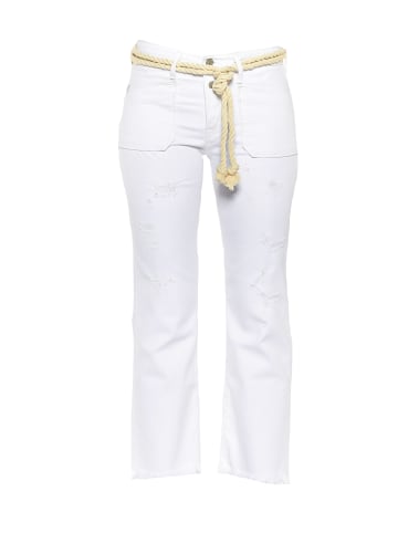 Le Temps des Cerises 7/8 Hose PRICILIA in WHITE