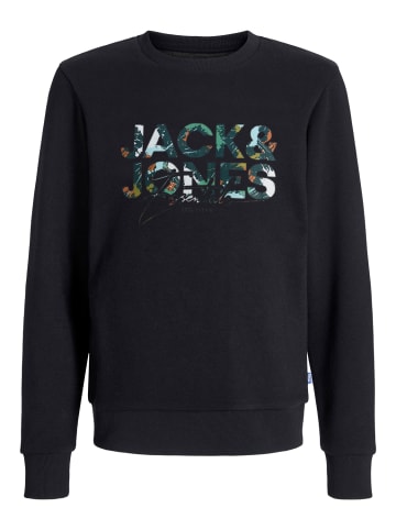 JACK & JONES Junior Sweatshirt JJGEPLAS SWEAT CREW NECK JNR in black