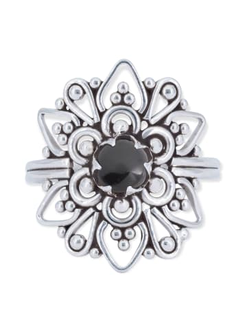 mantraroma 925er Silber - Ringe mit Onyx