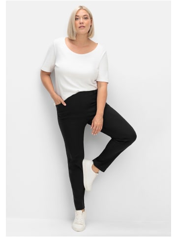 sheego CurvePerfect Hose in schwarz