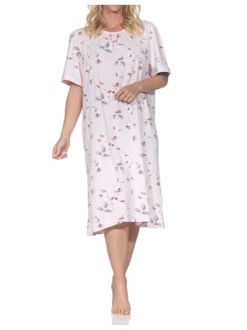 NORMANN kurzarm Nachthemd fraulich 125 211 311 in rosa