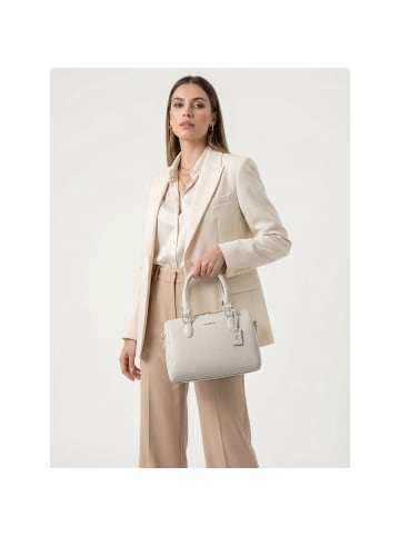 Lazarotti Bologna Leather Bowling-Bag Handtasche Crossbody Leder 26 cm in cream