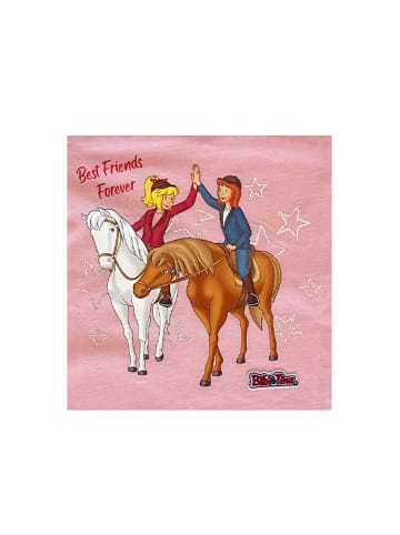 ONOMATO! Langarmshirt Mädchen rosa mit Pferdemotiv Baumwolle in Rosa