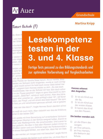 Auer Verlag Lesekompetenz testen in der 3. und 4. Klasse | Fertige Tests passend zu den...