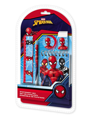 Kids Licensing Spiderman Schreibwaren Set Heft, Radiergummie uvm 3 Jahre
