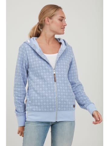 Oxmo Kapuzensweatjacke OXVendela 21800018-ME Sweatjacke mit Kapuze in Blau