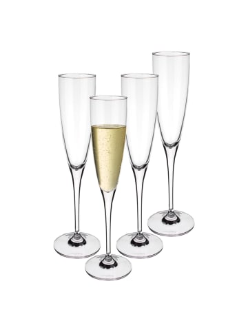 Villeroy & Boch 4er Set Champagnergläser Maxima in 120 ml in transparent
