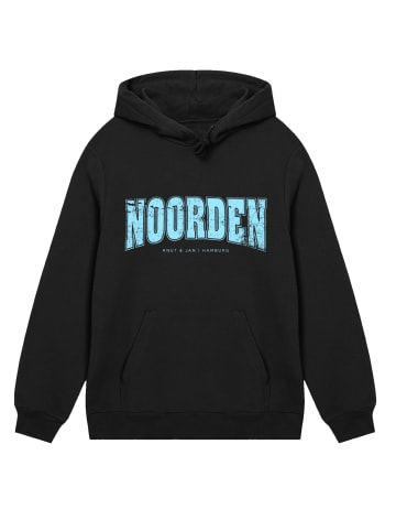 F4NT4STIC Hoodie Knut & Jan Hamburg Noorden Collegiate in schwarz