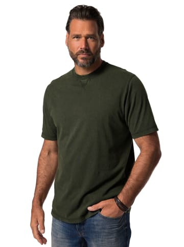 JP1880 Kurzarm T-Shirt in dunkel oliv