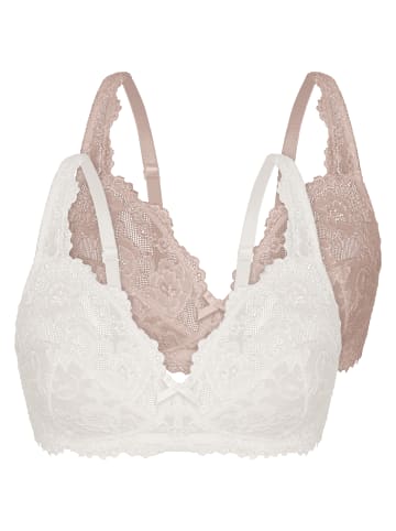 Sassa 2er Pack Soft-BH in white-nude