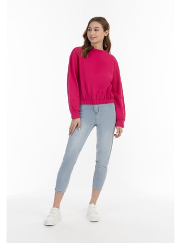 myMo Sweatshirt in Dunkelpink