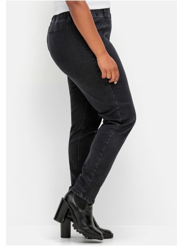 sheego Skinny Thermojeans in black Denim