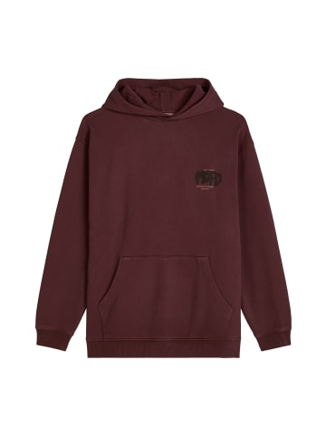 Marc O'Polo DENIM Hoodie relaxed in Merlot Red