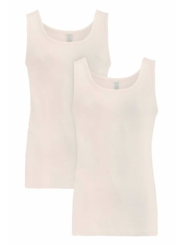 Hessnatur Fitted 2er Pack in natur