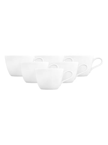 Seltmann Weiden 6er Set Kaffeetassen Nori Home in 240 ml in weiß