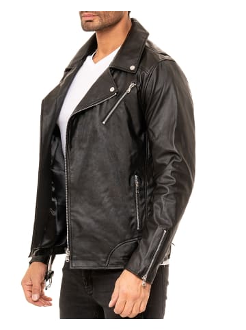 Reichstadt Echtlederjacke in Black