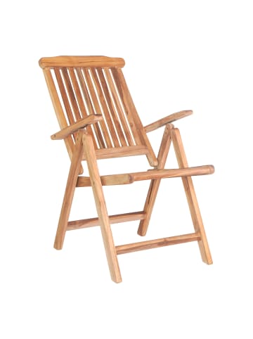 House Nordic Teak Stuhl 5 Positionen