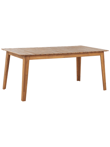 Beliani Esstisch FORNELLI in Braun - (W) 90 x (H) 75 x (L) 180 cm