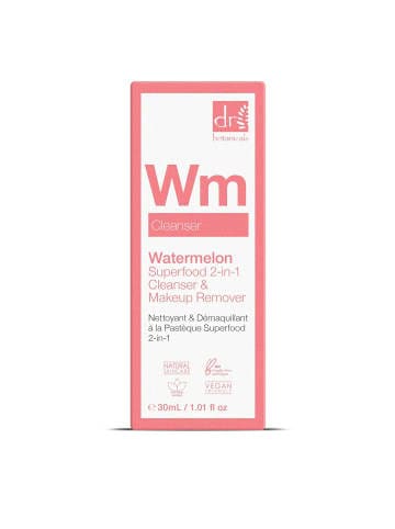 Dr Botanicals Wassermelone Superfood 2-in-1-Reinigungsmittel & Make-up-Entferner 30ml