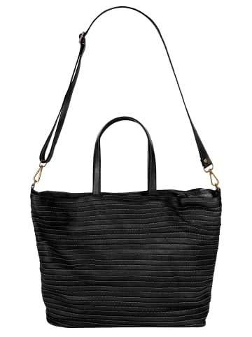 Samantha Look Shopper echt Leder in schwarz