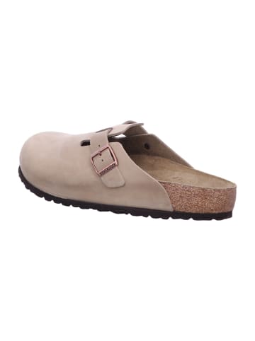 Birkenstock Herren- Pantoletten Boston NU Oiled Tabacco Brown in Braun