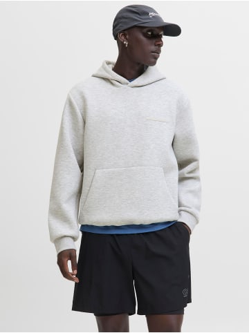 Jack & Jones Kapuzenpullover in Light Grey Melange