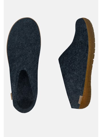 glerups Pantoffeln Kautschuksohle in Denim