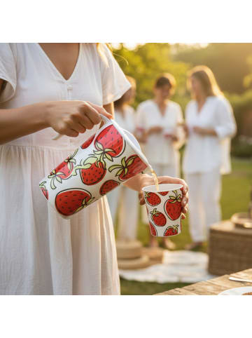 Geda Labels Becher Erdbeeren in Rot - 330ml