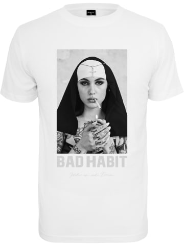 Mister Tee T-Shirt "Bad Habit Tee" in Weiß