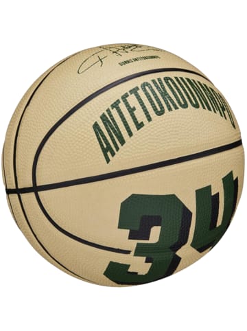 Wilson Wilson NBA Player Icon Giannis Antetokounmpo Mini Ball in Beige