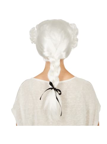 tectake Traumhafte Frauenperücke Madame Pompadour, weiß