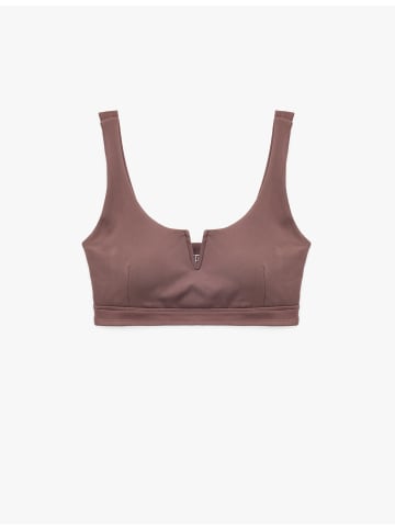 KOTON BÜSTENHALTER in Zwetschgenfarbe
