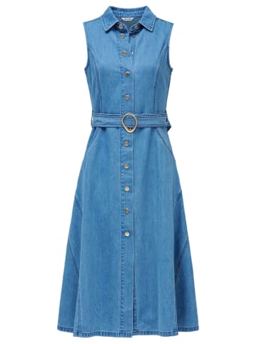 Salsa Jeans Midikleid Sleeveless Belt in Medium Wash