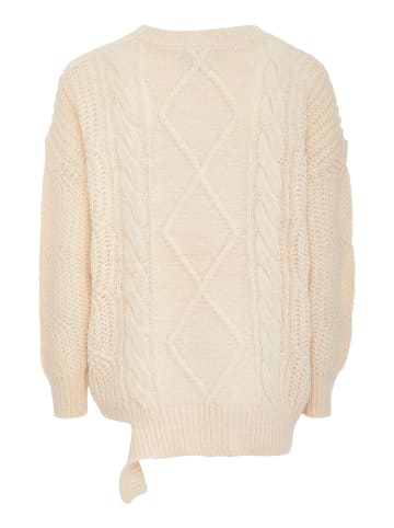 VIRITA Women Strickpullover in Wollweiss