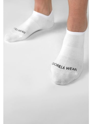Gorilla Wear Knöchelsocken - 2-pack - Weiß