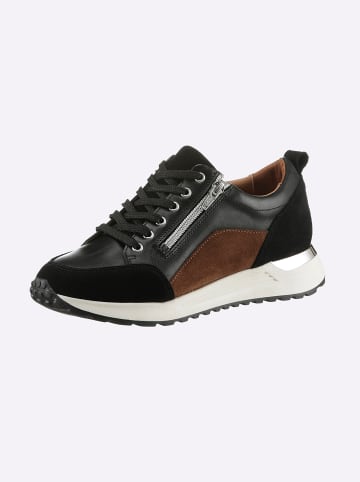Heine Sneaker in schwarz-braun