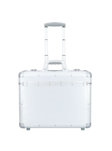 Alumaxx 2-Rollen Pilotenkoffer 47 cm Laptopfach in silber matt