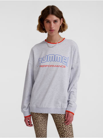 Hummel Sweatshirt Hmlfast Damen in LIGHT GREY MELANGE