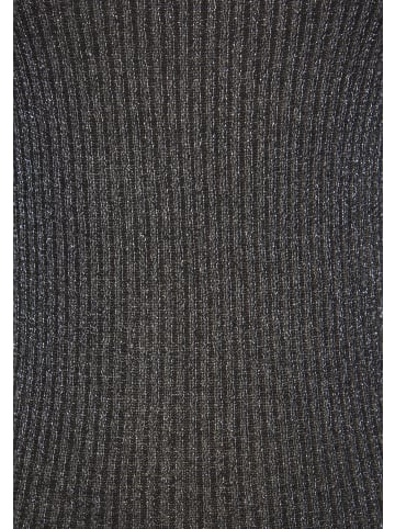 LASCANA Strickpullover in schwarz-silberfarben