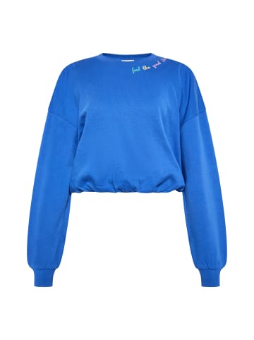 IZIA Damen Sweatshirt in Kobaltblau