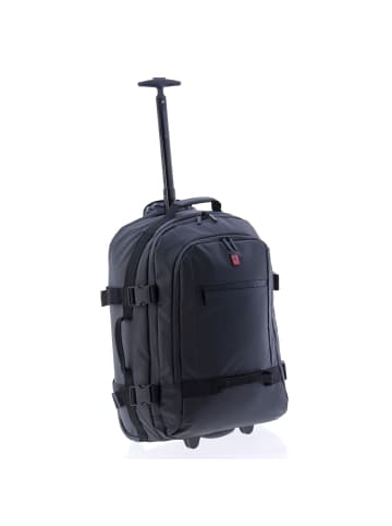Gladiator 3900 2 Rollen Rucksacktrolley 55 cm Laptopfach black