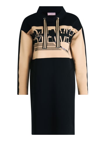 Betty Barclay Jerseykleid langarm in Patch Beige/Black