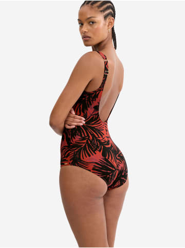Triumph Badeanzug Red Label Summer Palm in BROWN - DARK COMBINATION