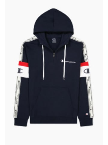 Champion Hoodie Half Zip Hooded Sweatshirt in Multicolor