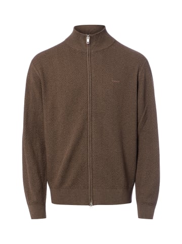 Gant Strickjacke in mocca - 0001