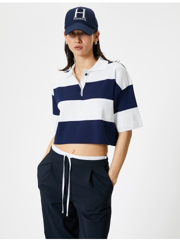KOTON Sweater in Marineblau Gestreift