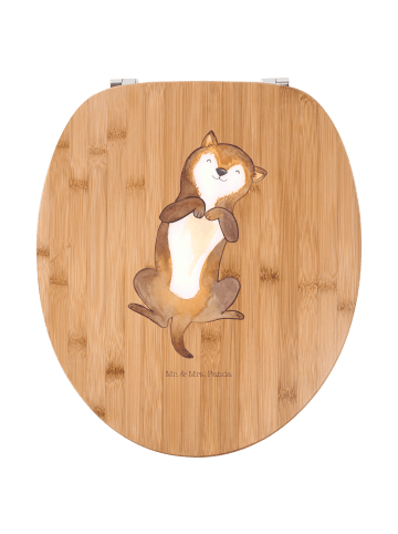 Mr. & Mrs. Panda WC Brille Hund Streicheln ohne Spruch in Braun